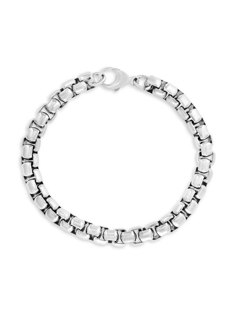 Effy Sterling Silver Round Box Chain Bracelet