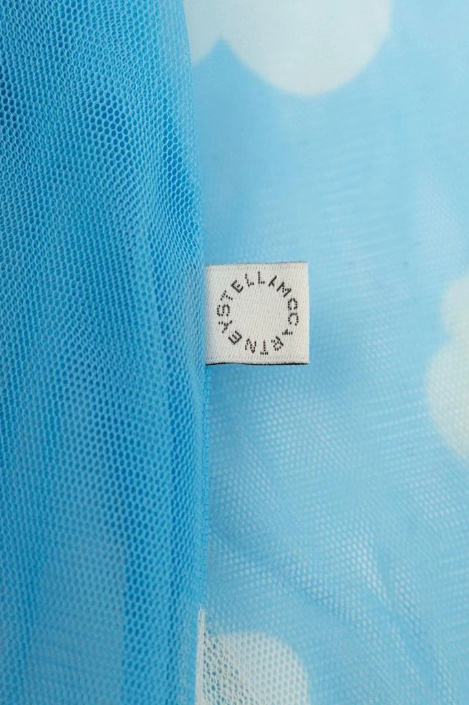Stella McCartney Stella McCartney Kids Clouds Printed Crewneck Tulle Dress 3