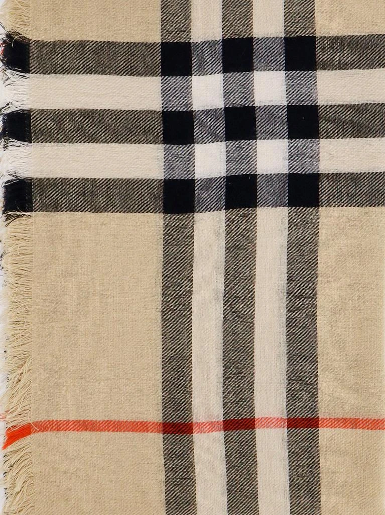 Burberry Burberry Check Printed Frayed-Edge Scarf 2