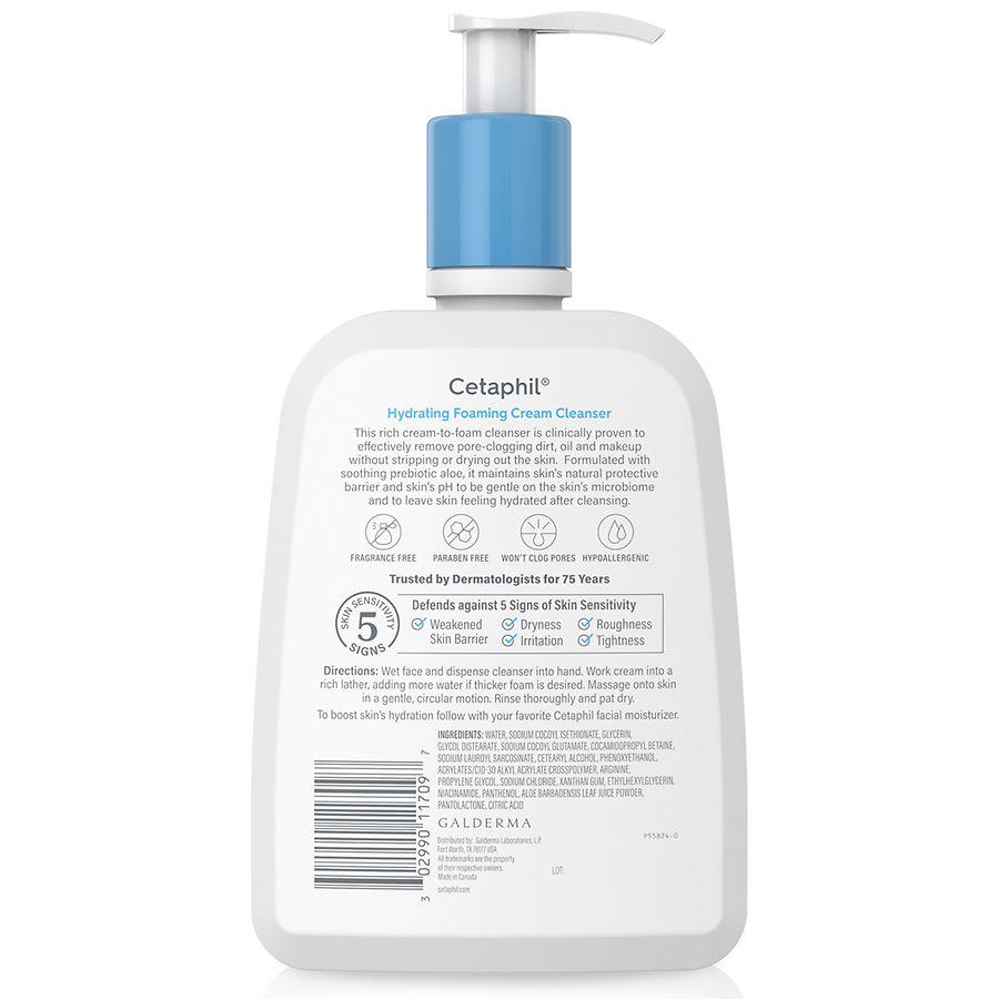 Cetaphil Hydrating Foaming Cream Cleanser