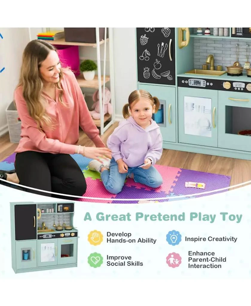 HONGGE Toddler Pretend Play Kitchen for Ages 3–6 8