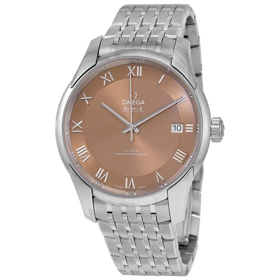 Omega De Ville Hour Vision Automatic Chronometer Bronze Dial Men's Watch 433.10.41.21.10.001 1