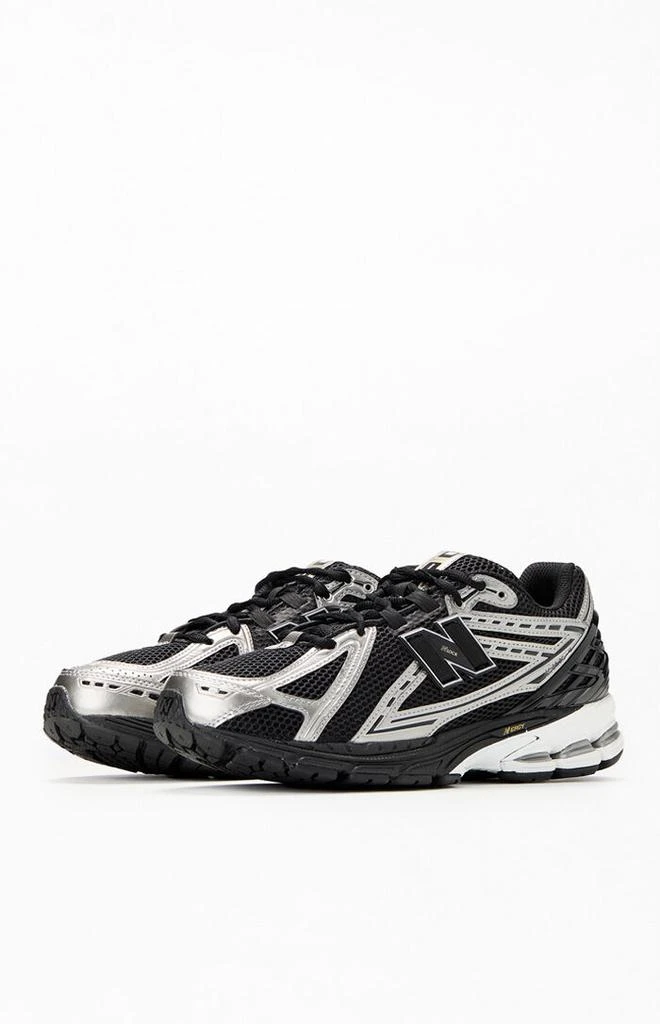 New Balance Black & Silver Metallic 1906R Shoes 2