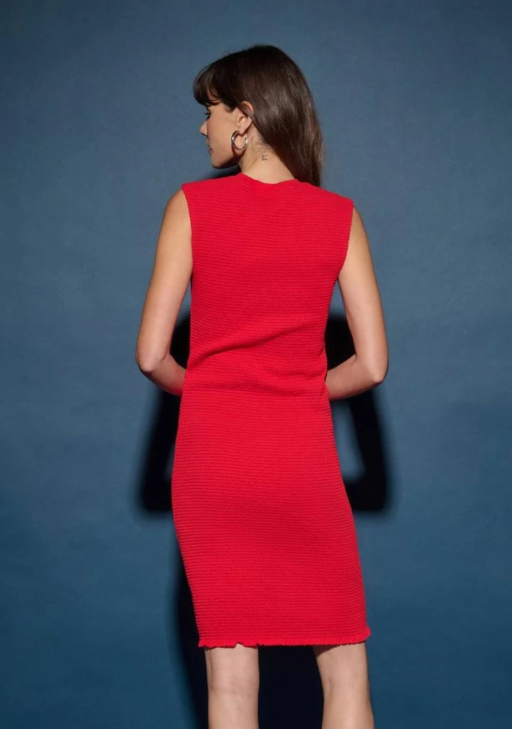 Nation LTD Sarabell Smocked Dress In Red Shoes 2