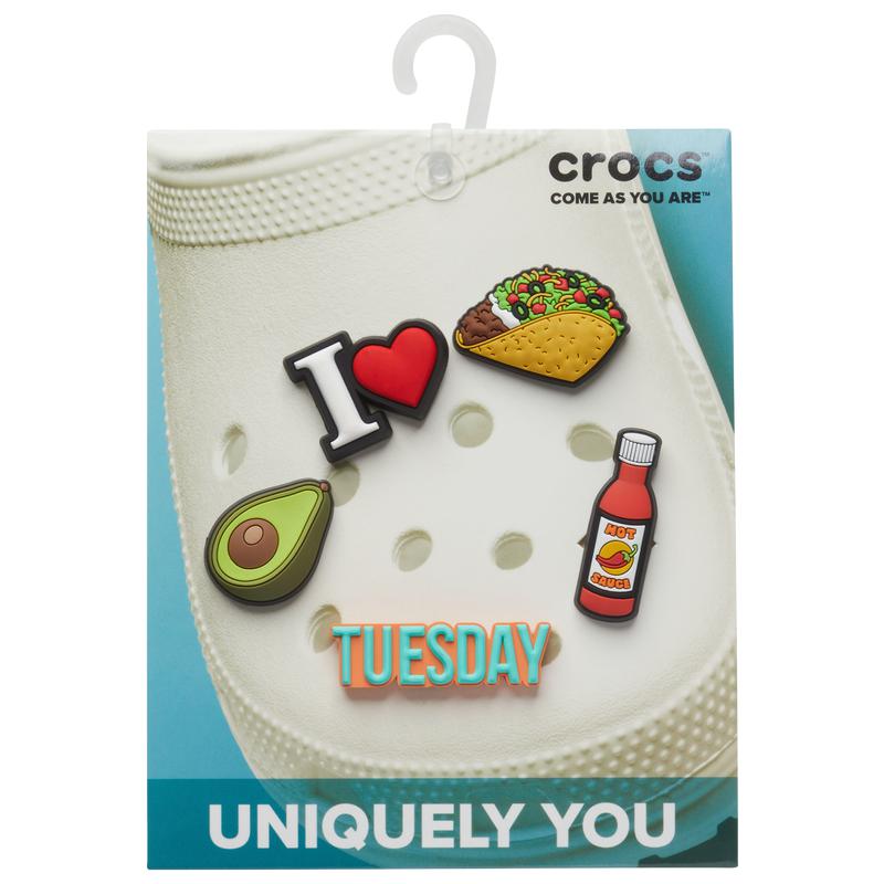 Crocs Crocs Jibbitz Charms Taco Tuesday (5-Pack) - Adult