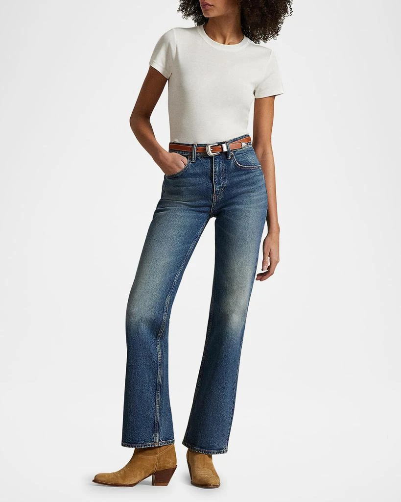 Ralph Lauren Slim Fit Ribbed Cotton Tee 2