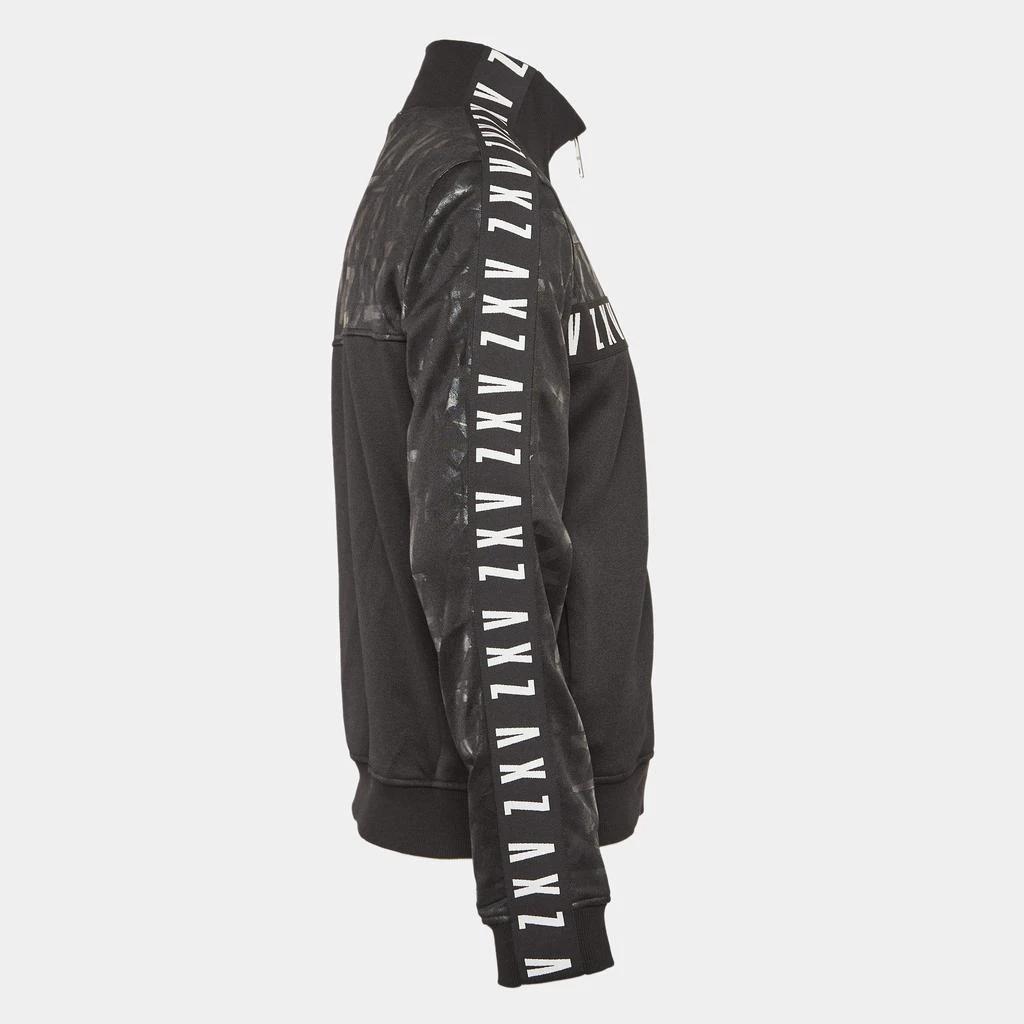 Versus Versace Versus Versace X  Zayn Black Printed Jersey Zip-Up Active Jacket L 2