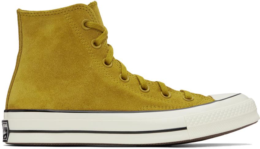 Converse Tan Chuck 70 Suede Sneakers