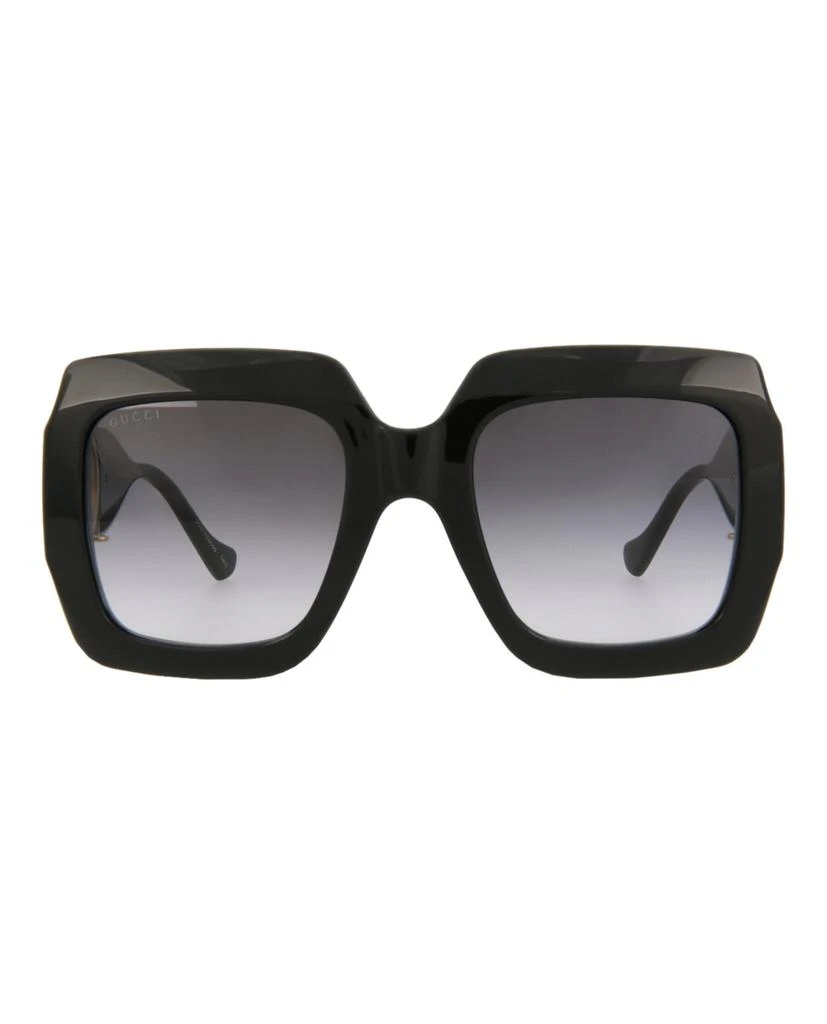 Gucci Square-Frame Injection Sunglasses