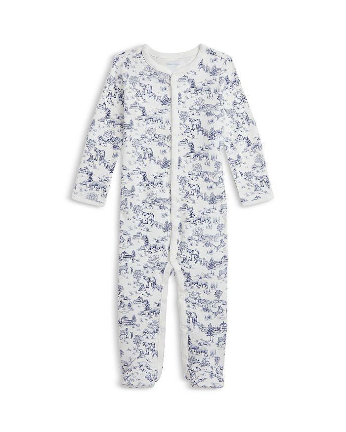 Ralph Lauren Boys' Pastoral Toile Cotton Footed Coverall - Baby