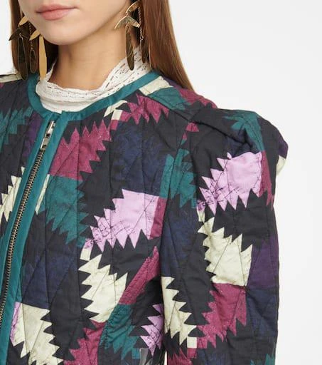 Isabel Marant Hafileal printed cotton jacket 4