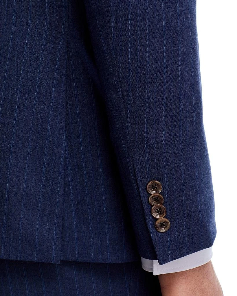 Jack Victor Loro Piana Wool Fabric Tonal Stripe Regular Fit Suit 5