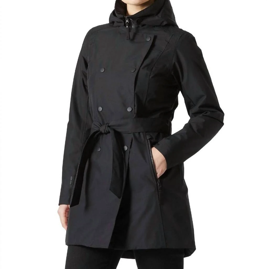 Helly Hansen Women
s Welsey Ii Trench Coat In Black