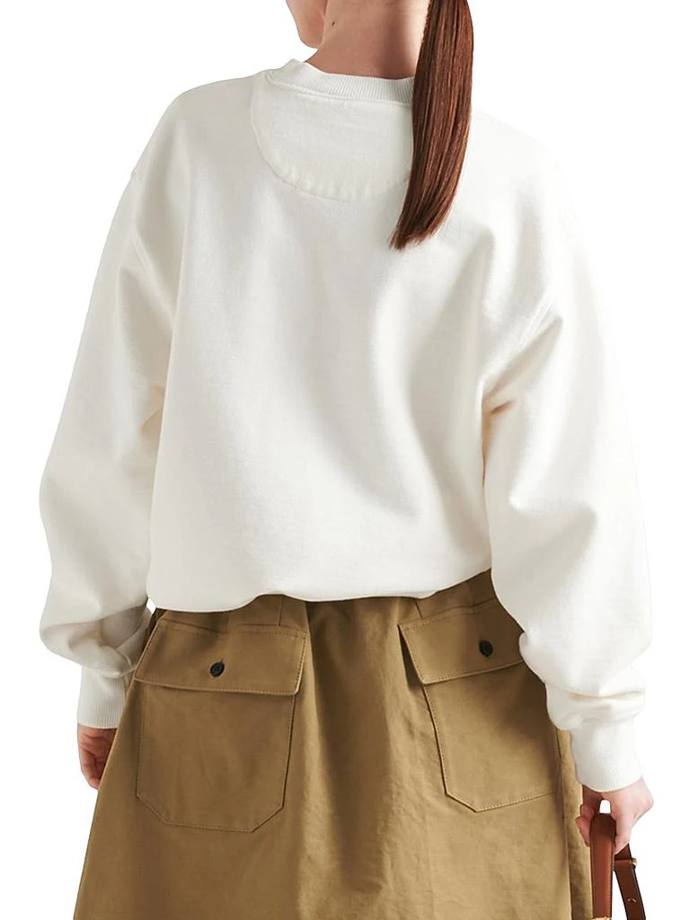 Prada Oversized Cotton Sweatshirt 3
