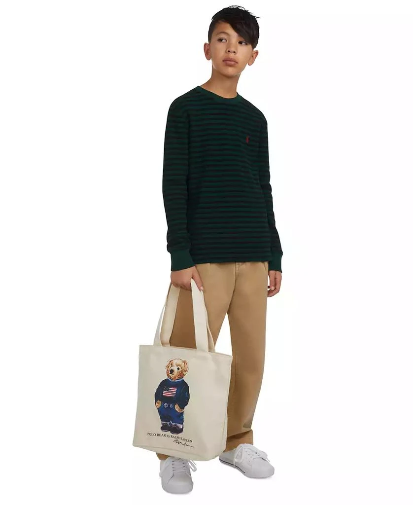 Ralph Lauren Kids Polo Bear Canvas Tote Bag 3