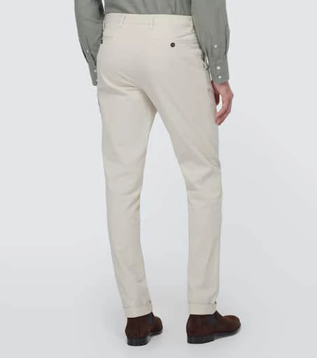 Thom Sweeney Cotton-blend pants 4