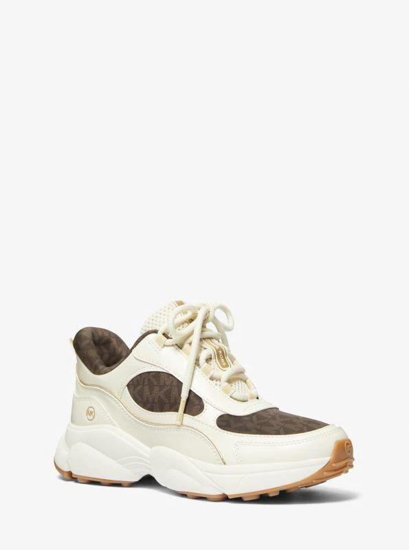 Michael Kors Katrina Mixed-Media Trainer 1
