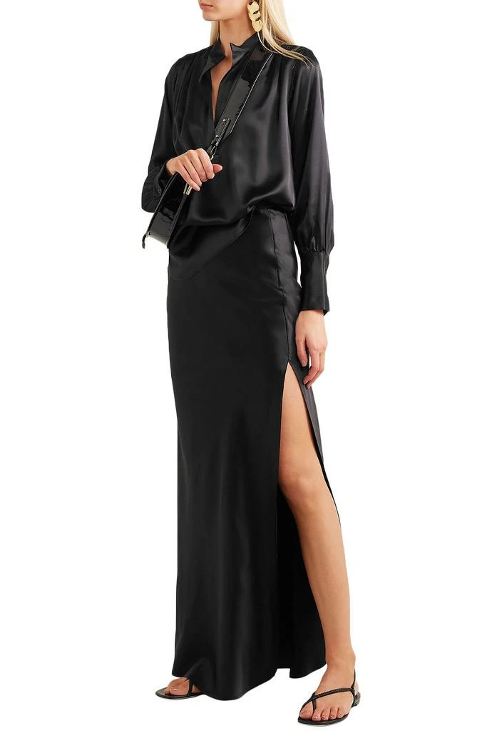 Nili Lotan Azalea silk-satin maxi skirt 2