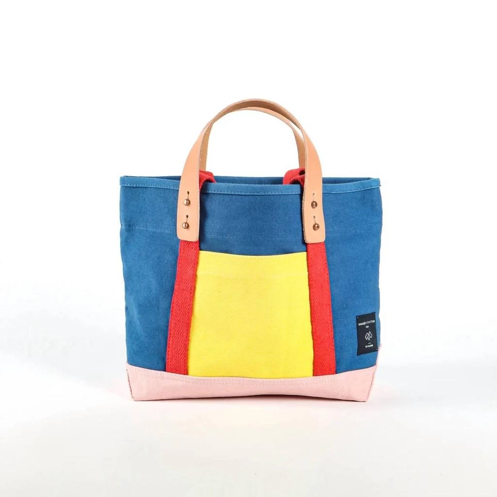 Immodest Cotton Immodest Cotton - Colorblock Lunch Tote