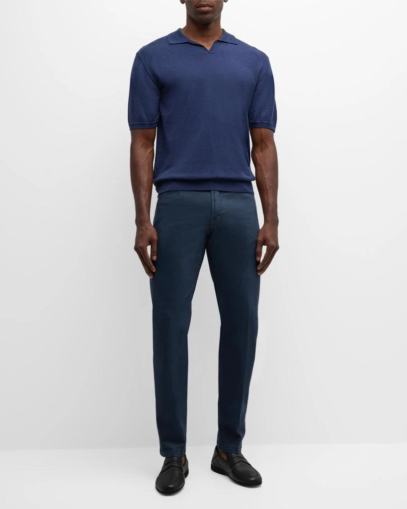 Marco Pescarolo Men's Soft Drill 5-Pocket Pants 2