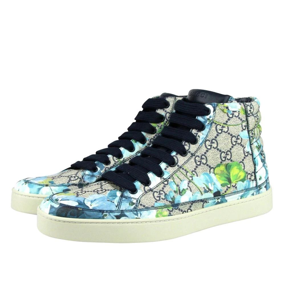 Gucci Men's Bloom Print Supreme GG  Canvas Hi Top Sneaker Shoes 2