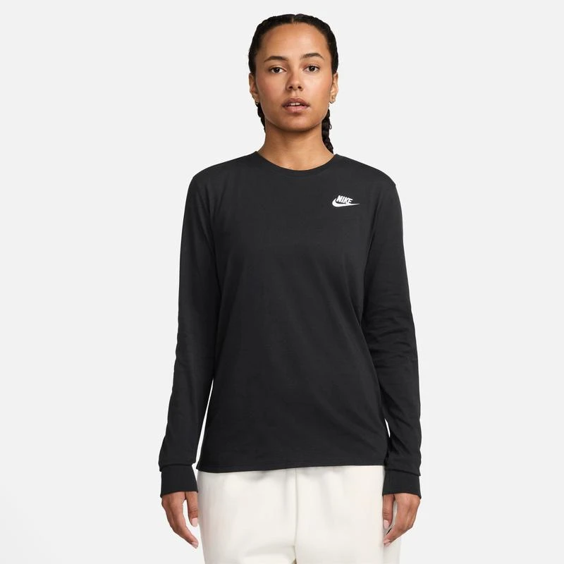 NIKE Nike NSW Club Long Sleeve T-Shirt - Women's 1