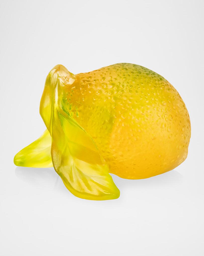 Daum Citrus Crystal Decorative Lemon