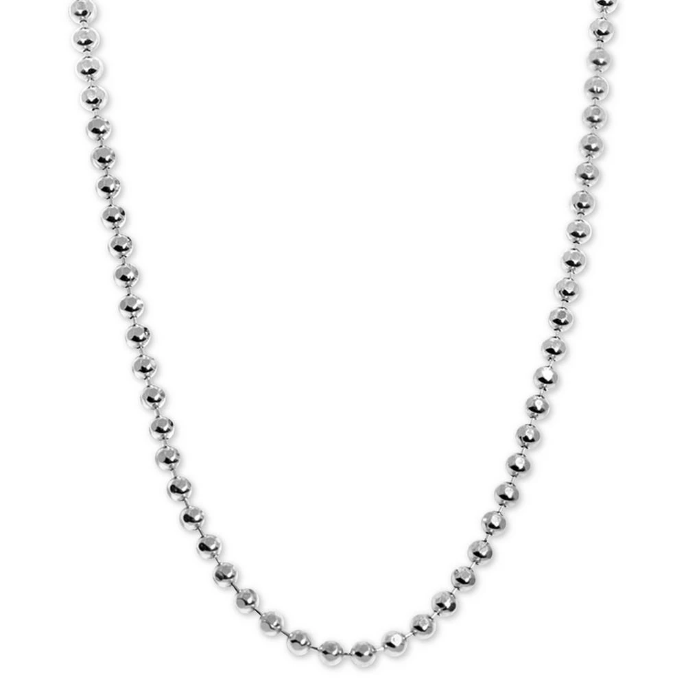 Alex Woo Beaded 18" Chain Necklace in Sterling Silver 1