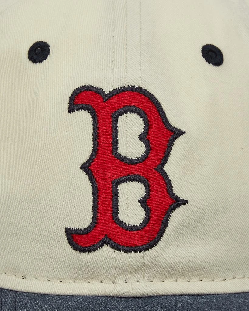 New Era Boston Red Sox Classic Sidescript 9TWENTY Adjustable Cap White 6