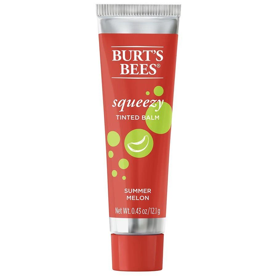 Burt's Bees Squeezy Tinted Lip Balm Summer Melon, Summer Melon 1