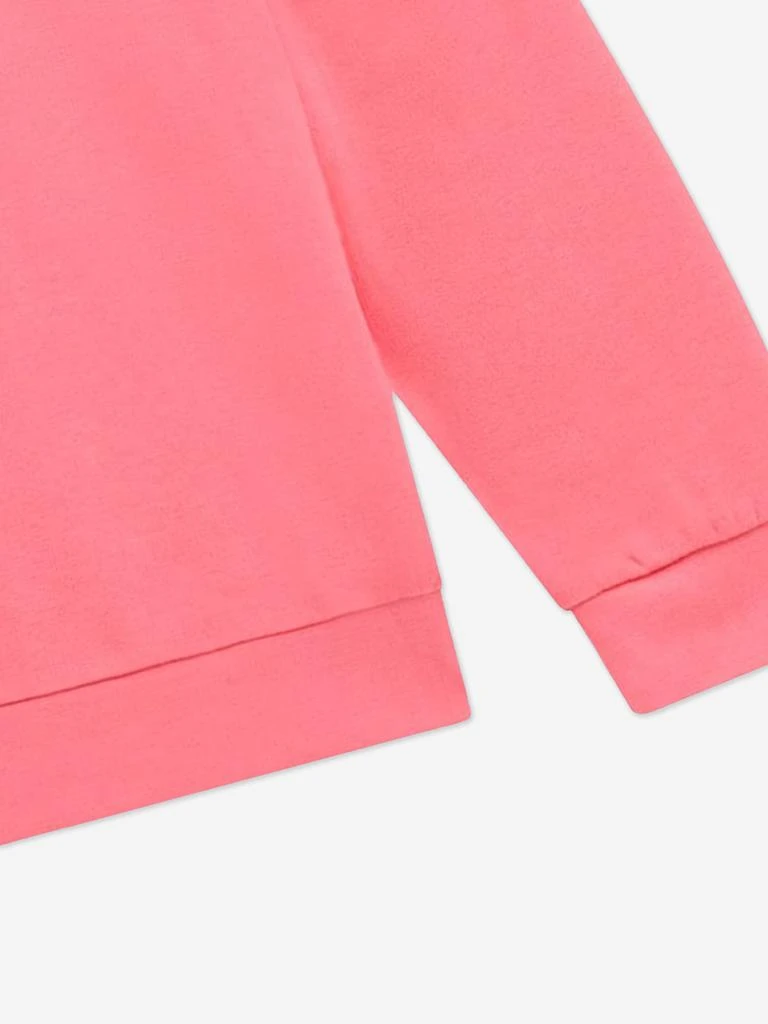 GUESS Guess Girls Logo Zip Up Top in Pink 4