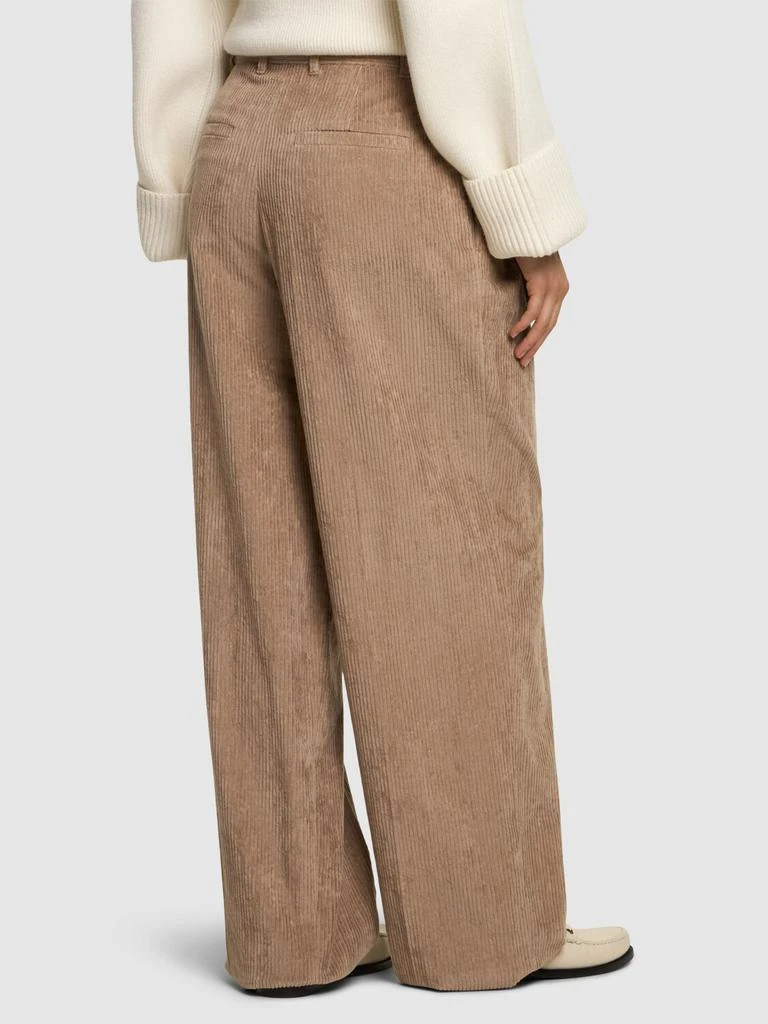 Brunello Cucinelli Seersucker Corduroy Wide Pants 2