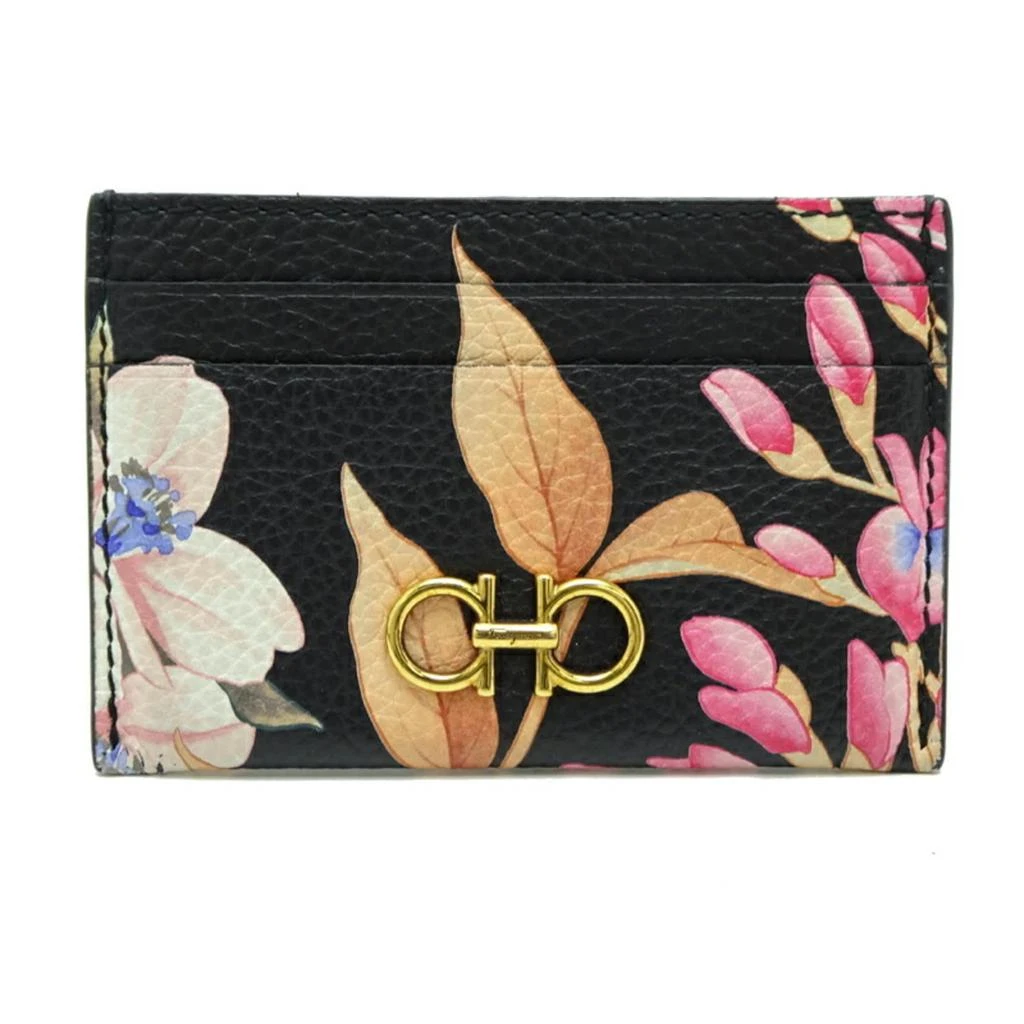 Salvatore Ferragamo Leather Card Case (Pre-Owned)