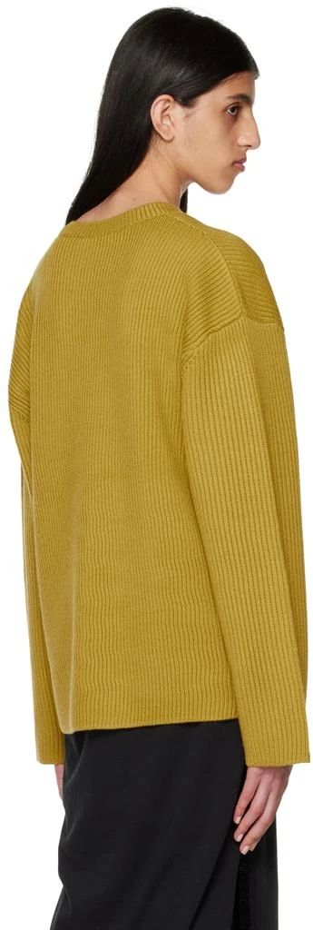 6397 Yellow Rib Knit Sweater 3