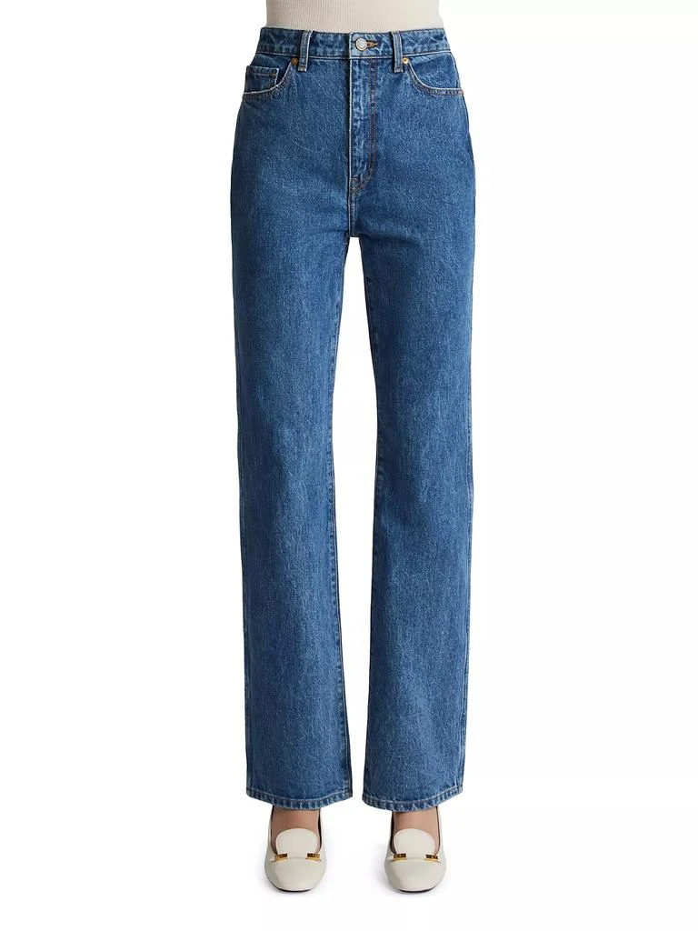 Khaite Danielle Slim-Fit Mid-Rise Jeans 3