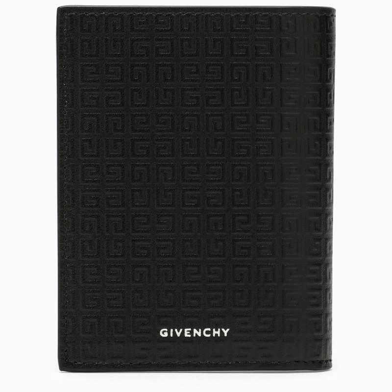 Givenchy GIVENCHY black leather 4G card case 4