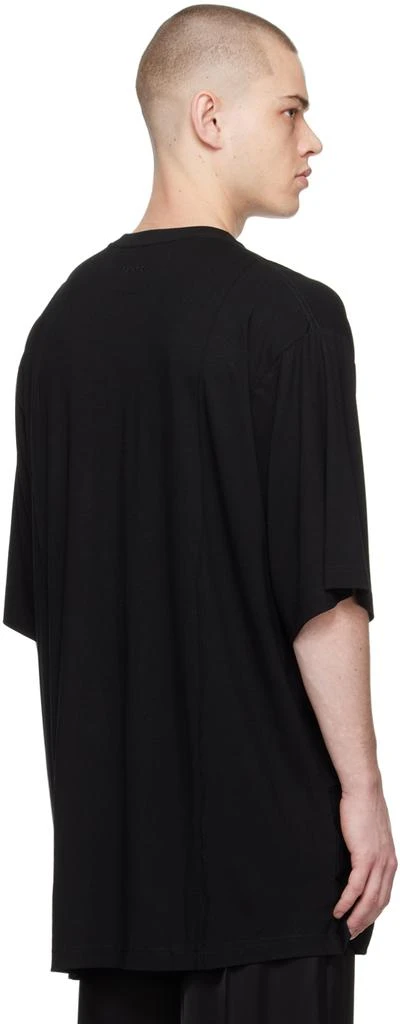 Peter Do Black Oversized Creased T-Shirt 3