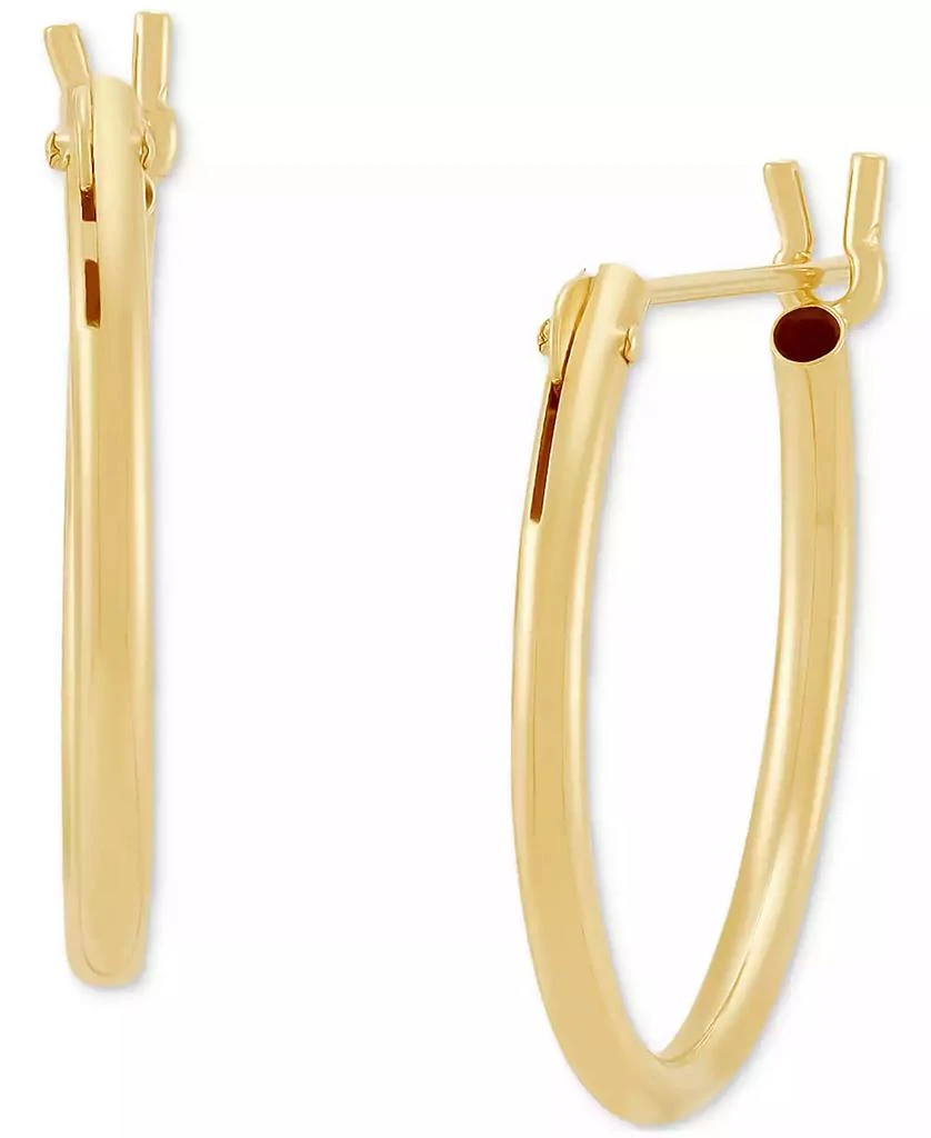 Macy's Children's 2-Pc. Set Hoop Earrings in 14k Yellow Gold 9