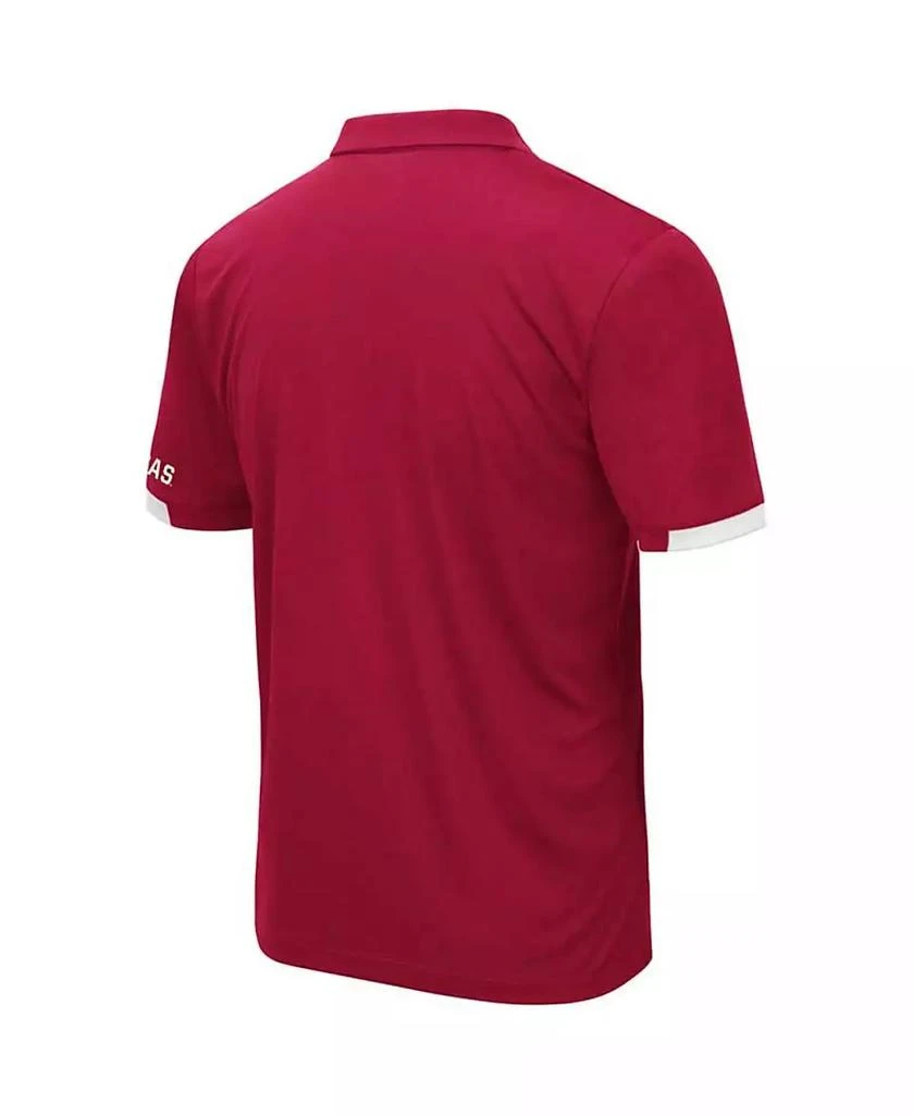Colosseum Men's Cardinal Arkansas Razorbacks Big and Tall Santry Polo Shirt 4