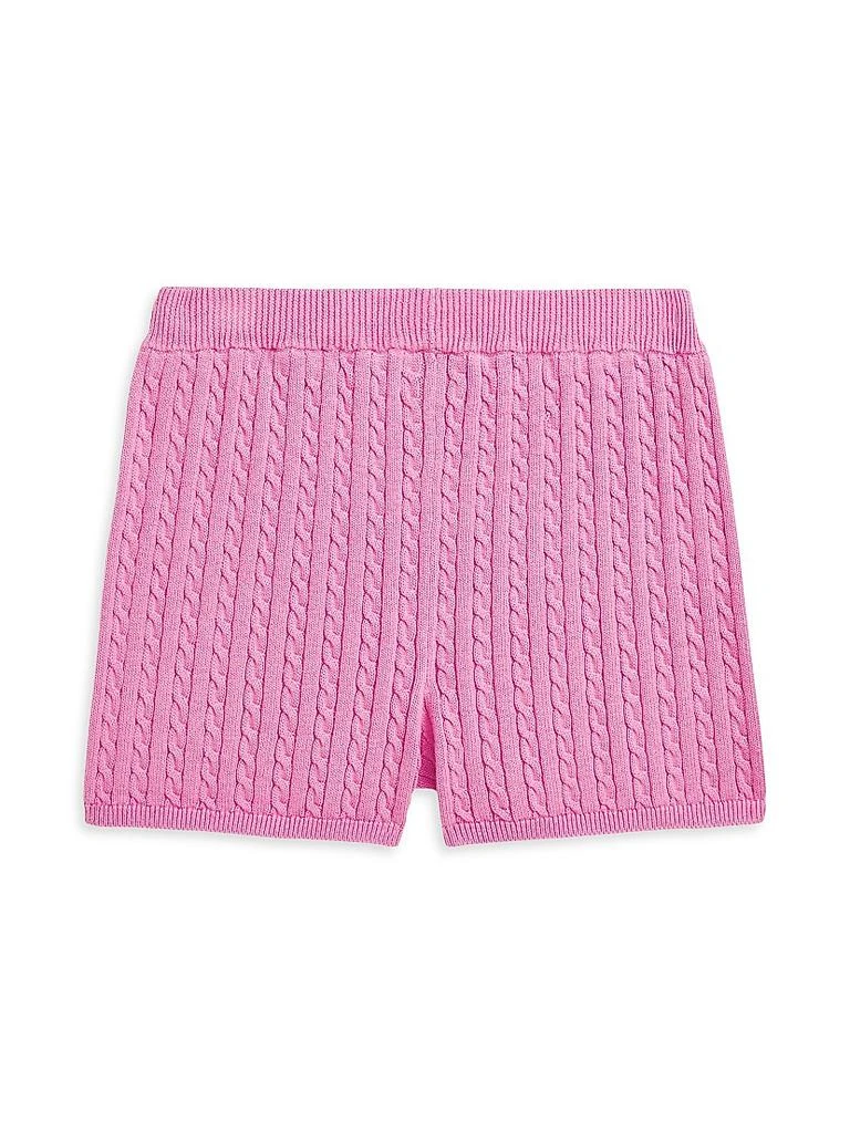Ralph Lauren Little Girl's &amp; Girl's Cable-Knit Cotton Shorts 3