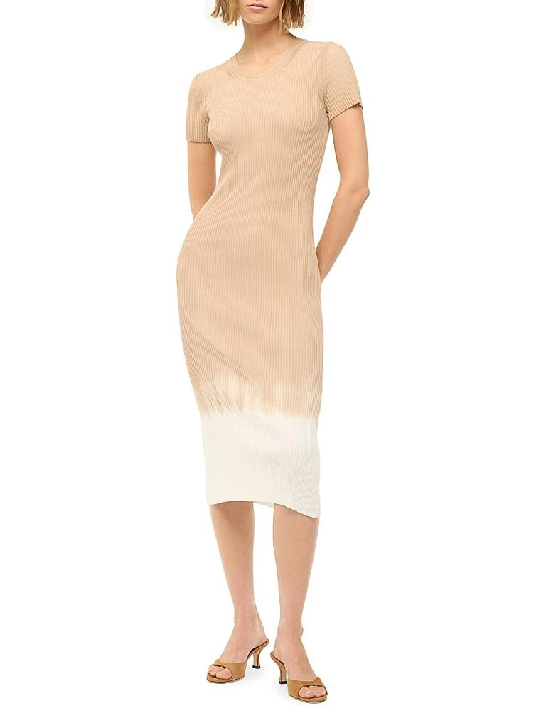 Staud Colleen Ombré Knit Midi-Dress 2
