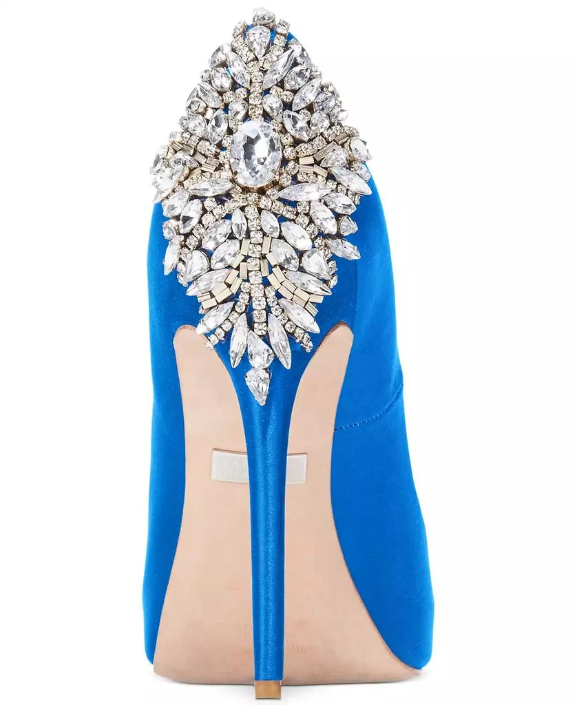 Badgley Mischka Women's Kiara Peep Toe Evening Pumps 3