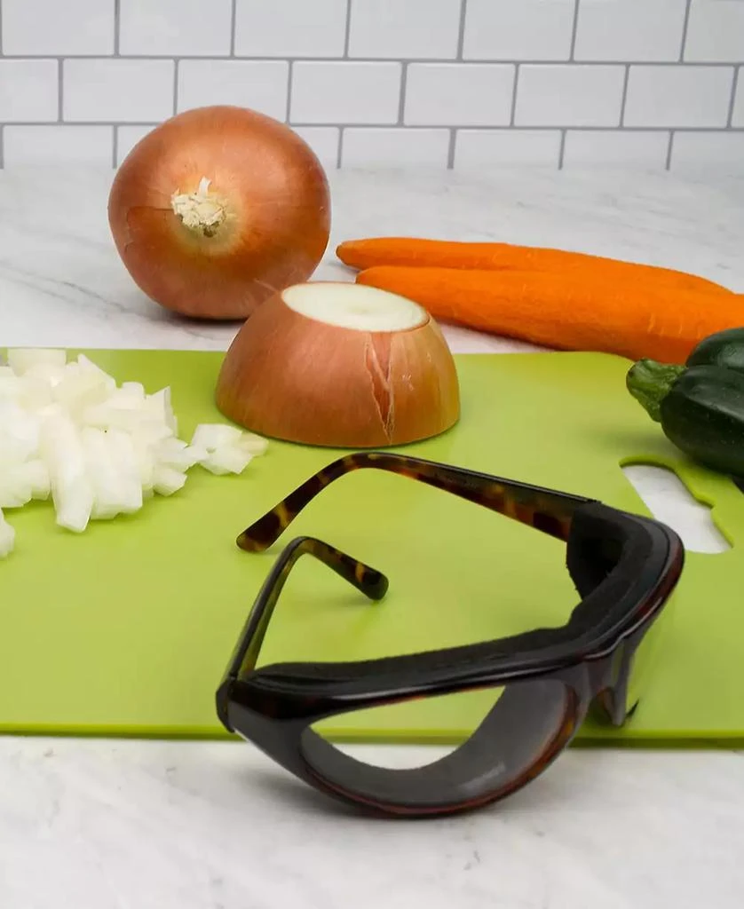 RSVP International 5.5" x 6.5" x 1.5" Onion Goggles - Tortoise 2