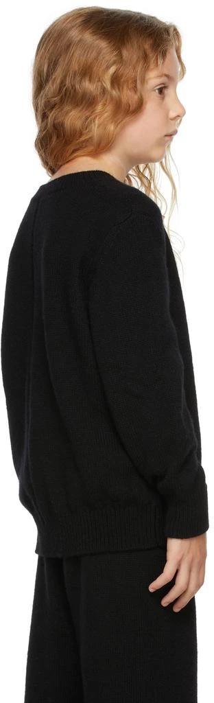 The Row Kids Black Cashmere Dewey Sweater 4