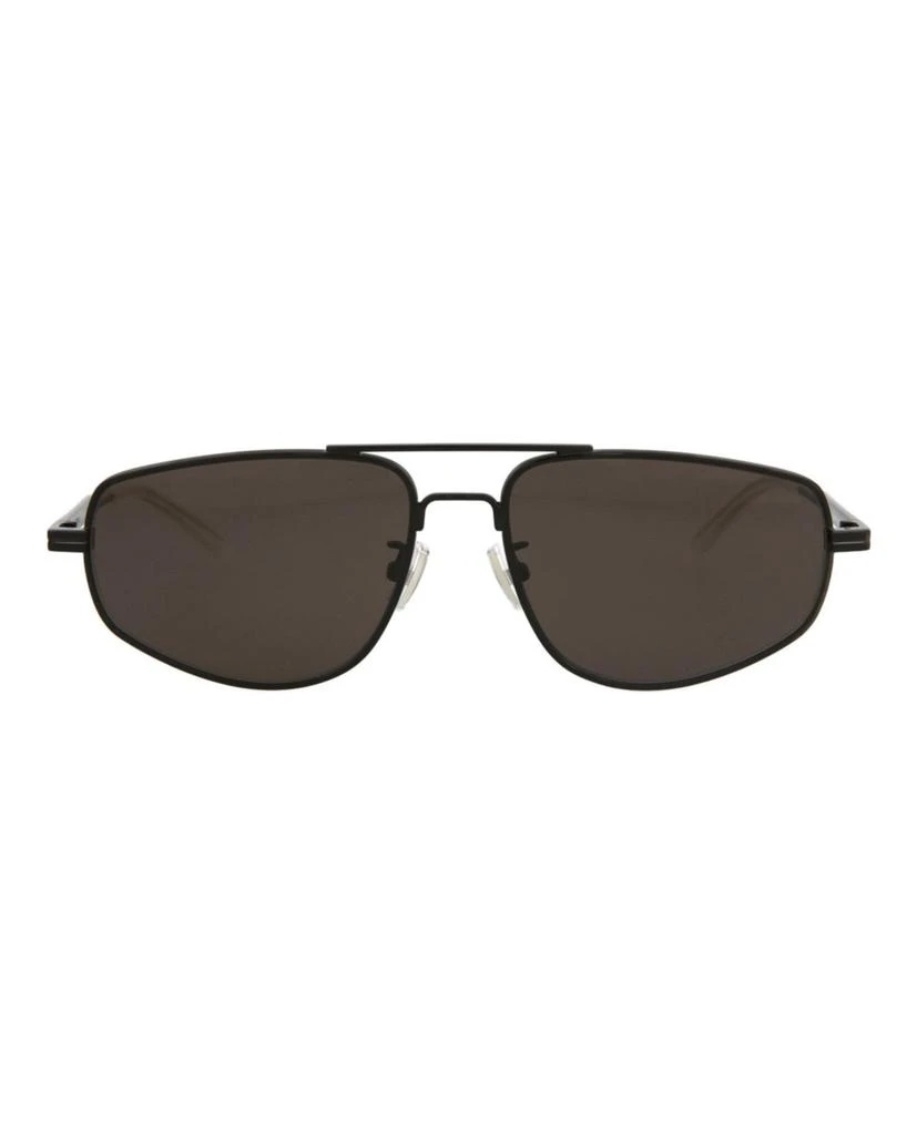 Bottega Veneta Aviator-Frame Metal Sunglasses 1