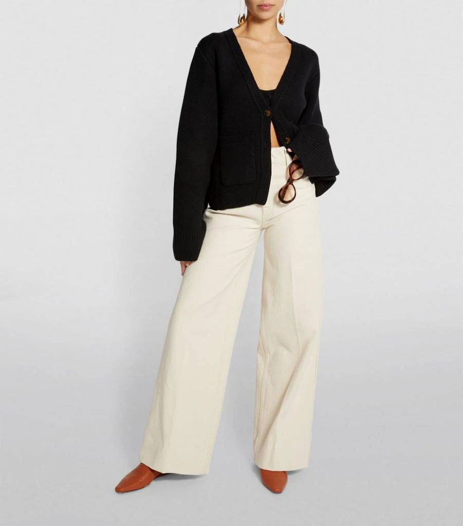 Khaite Cashmere Scarlet Cardigan 2