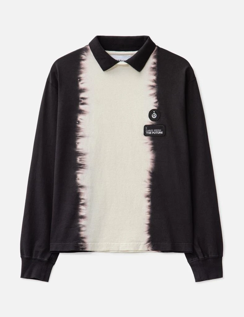 NÒMARHYTHM TEXTILE Hand Dye Polo Tee Shirt