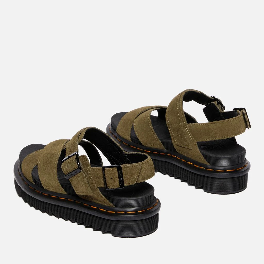 Dr. Martens Women's Voss II Suede Strap Sandals 4