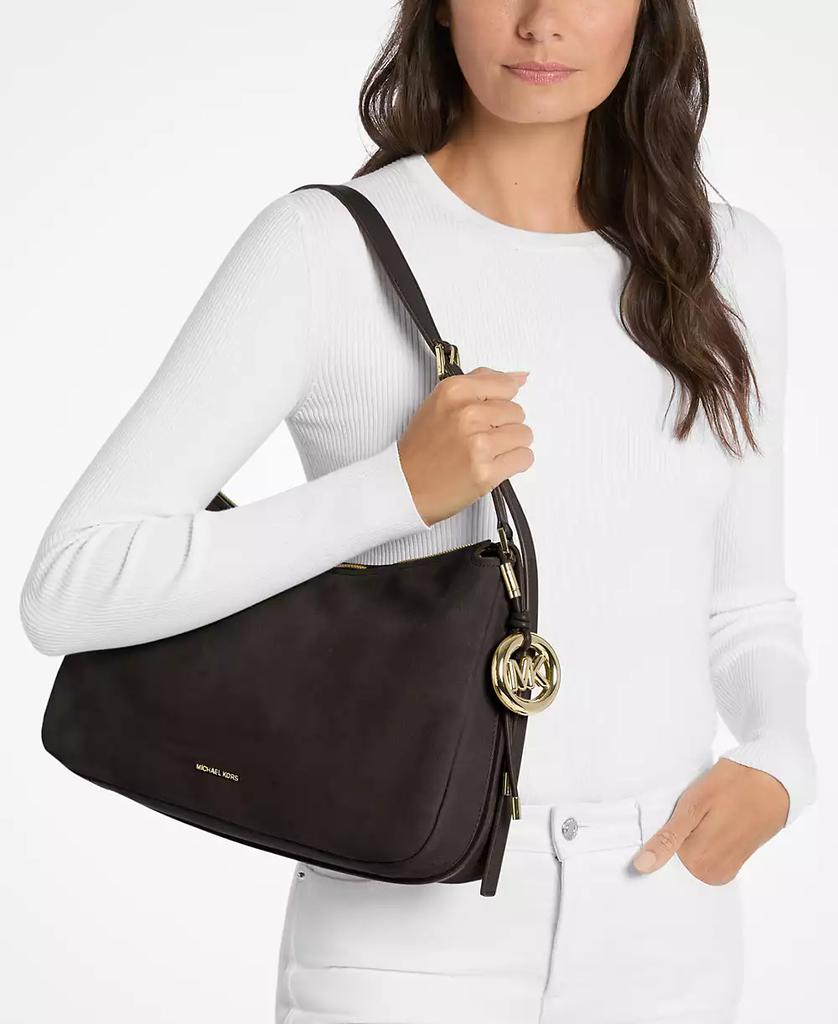 Michael Kors Michael Kors Nolita Medium Nubuck Convertible Shoulder Bag