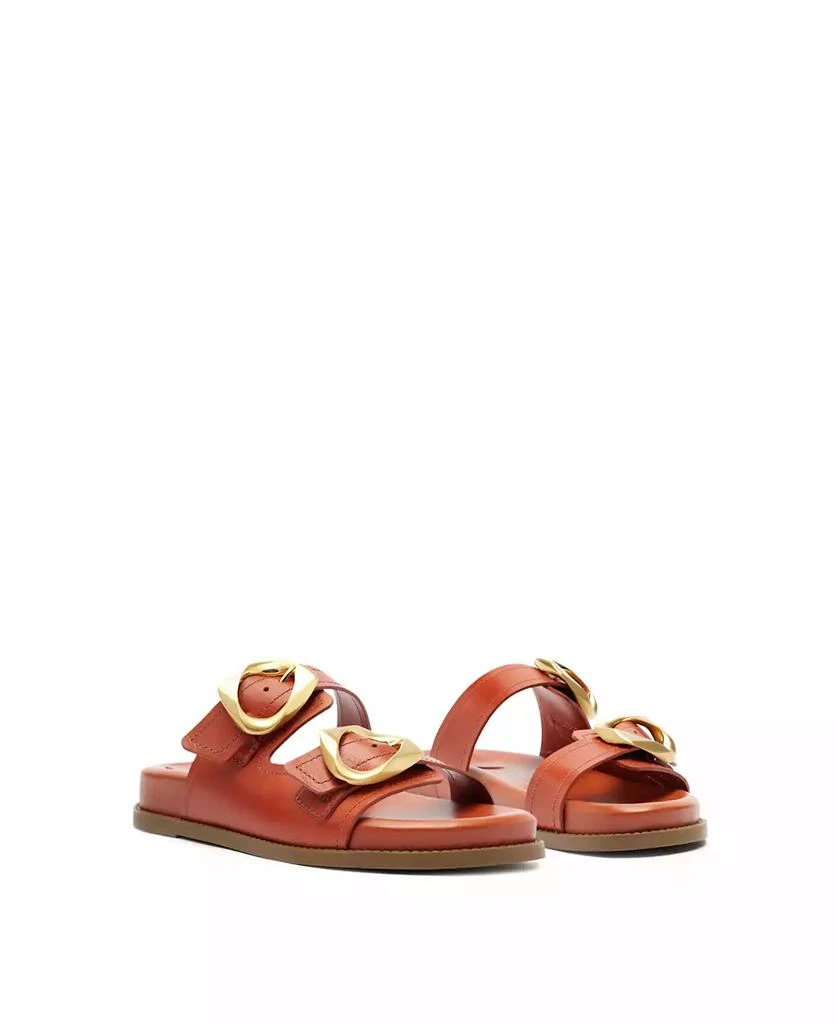 Schutz Women's Olga Sporty Round Toe Flat Sandals 12